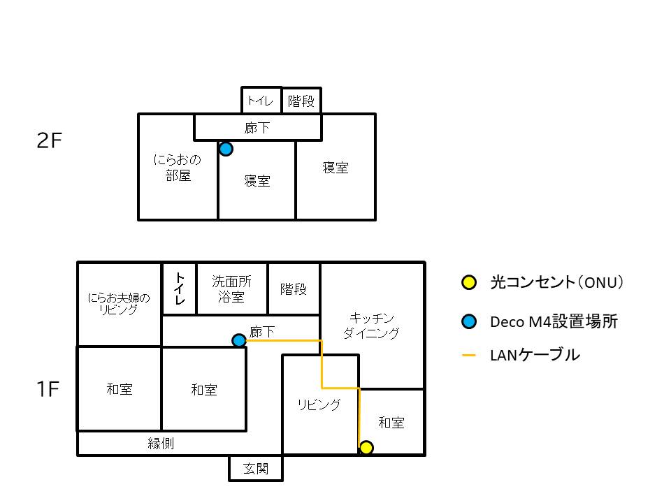 M4設置後の間取り図